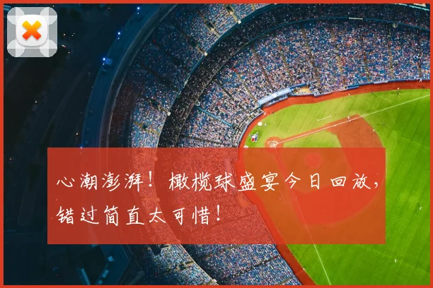 心潮澎湃！橄榄球盛宴今日回放，错过简直太可惜！